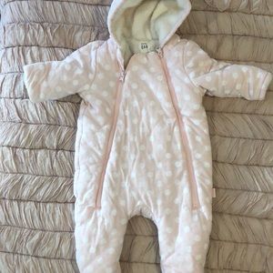 Baby girl snow suit